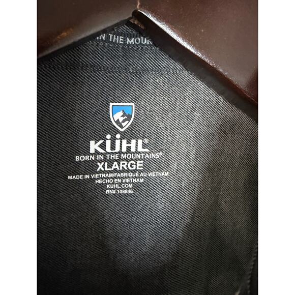 Kuhl Dillingr Flannel Cotton Blend Button Down Long Sleeve Men's Sz XL - Picture 10 of 13